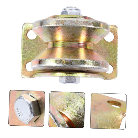 Two Pack Groove Sliding Gate Rollers Track Wheels For Automatic Doors Built Tough Heavy Duty Wear Resistant Easy To Install V Groove Wheel