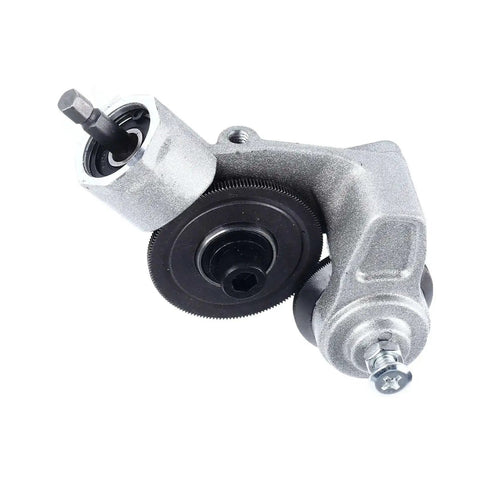 Close-up of Electric Drill Refitting Plate Shears Attachment For Thin Iron Sheets 40mm Ti Steel Cutter Disc.