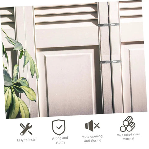 2 Pack Hidden Folding Cabinet Hinges For Furniture, Invisible Brackets For Cabinets on wooden door, high load capacity, plant visible