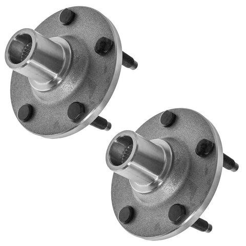 Two Piece Front Wheel Bearing And Hub Kit For Ford Escape Mazda Tribute And Mercury Mariner 2001 2012 2001 2011 2005 2011 Driver Side And Passenger Side Replacement Set No Hassle Install, showing two hub assemblies
