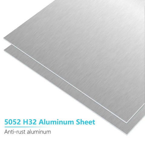 12x12 Inch Aluminum Sheet 1/16 Inch Thick 5052 H32 Plate With Double Protective Film for DIY Crafts and Metal Projects, smooth finish