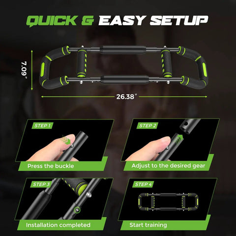 Quick and easy setup steps for Twister Arm Trainer For Men Premium Steel Frame With 5 Level Adjustable Resistance home gym equipment