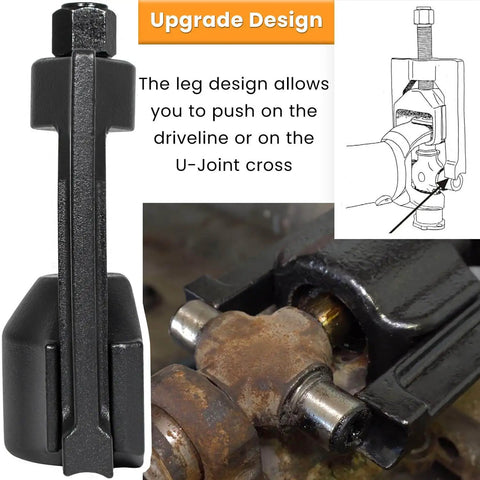 Heavy Duty U Joint Puller For 1.5 To 2.2 Inch Bearing Cups, Class 6 8 Truck And Machinery U Joint Removal Tool close-up