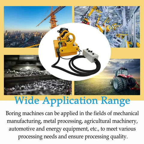 Workshop Ready 110V Hole Drilling Machine For Engineering Machining Delivers 45 To 180 Mm Hole Range 380 Mm Travel 1500W