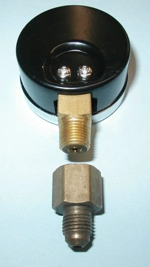 Oil Burner Pressure Test Gauge 0 To 200 PSI For Beckett Suntec Webster Danfoss Pumps with brass internals and adapter