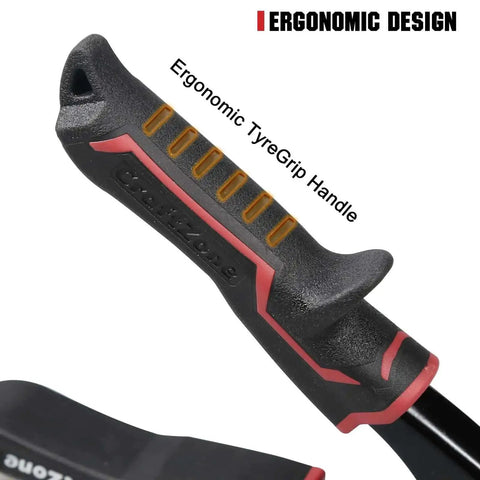 Close-up of ergonomic grip on Heavy Duty Duckbill Sheet Metal Pliers 3 Inch Hand Seamer And Straight Bender