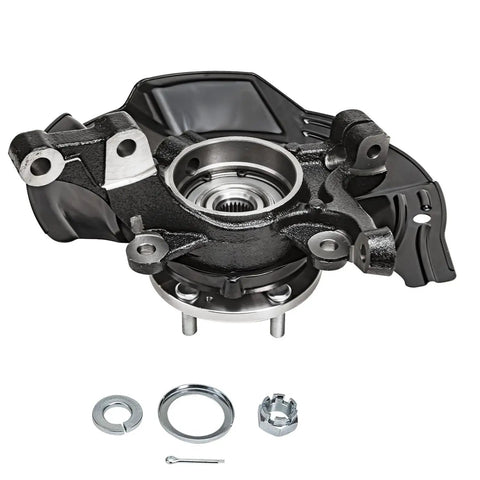 2.4L Front Left Steering Knuckle And Wheel Bearing Hub Assembly For 2011 Kia Optima Driver Side Replacement Front Suspension Knuckle With Hub OEM Spec Cast Iron