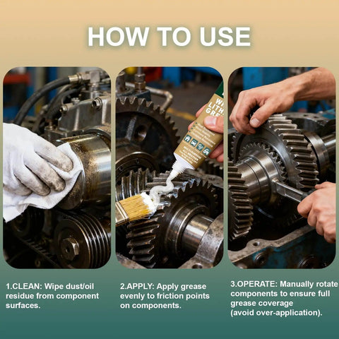 White Lithium Based Grease For Garage Door Tracks, Hinges And Sliding Mechanisms, Bearings And Gears Lubricant For Automotive