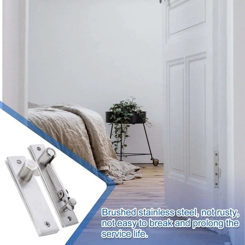 Heavy Duty Hidden Pivot Door Hinge Adjustable Rotation Hinge For Wood Doors Built To Last Concealed Hardware Brushed Finish