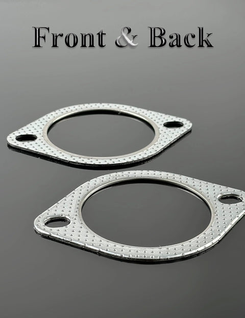 YAMAKATO 3” 2-Bolt high-temp exhaust gasket, 2 pcs, 76mm, metal gaskets
