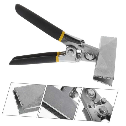 Metal Bender Pliers Duckbill Pliers For Flat Bar Bending Tool Heavy Duty Roofing And Metalworking Hand Tool with rubber grip