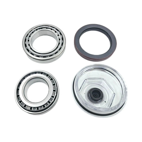 Tough As Nails Trailer Bearing Kit For Dexter 10K GD Axles After 2009 12-1/4 Inch Hub Drum Compatibility With 9-123 430 And 8-415 Series Drums Oil Bath Cap O Ring Plug Insert Included By LAUUEXOP, showing bearing components.