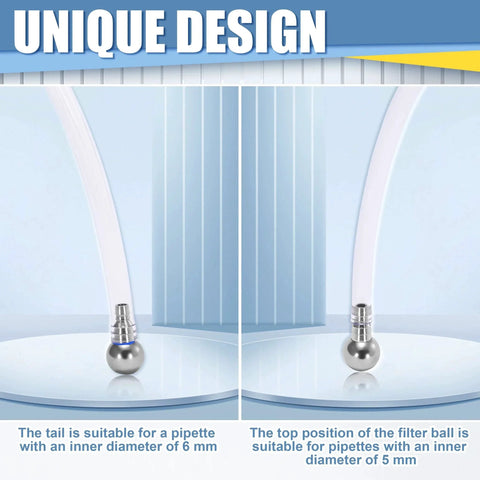 Foam Cannon Straw Replacement Kit 9 Inch With Stainless Steel Filter Balls For Most Foam Lances Fits Most Foam Cannons Durable PVC Material That Wont Deform Extends Lifespan And Cuts Foam Waste Foam Saver Included showing design suitability for pipettes.