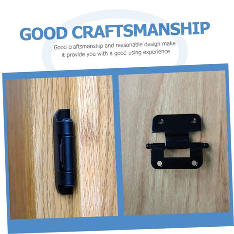 Heavy Duty Kitchen Cabinet Door Hinges 6 Pack By Shineofi Built Tough As Nails Iron Construction installed on wood cabinets