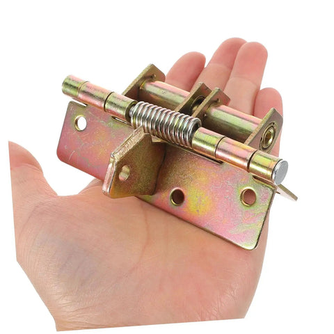 Heavy Duty Aluminum Alloy Cabinet Hinges With Thick Design For High Load Capacity, Silent Soft Close, Smooth Open And Close, Suitable For Kitchen Cabinets, Wardrobes, Tables, Desks, And Other Furniture Projects held in hand