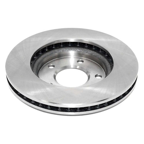 Front Vented Brake Rotor With Non Directional Swirl Finish For Easy Install And No Machining Hub Centric Fit With Precise Hub Hole Chamfer