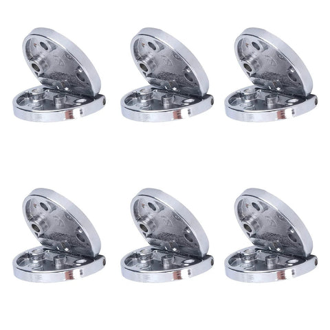 6 Pcs Zinc Alloy Flip Door Hinges 90 Degree Folding Butt Hinges For Table Desk Wardrobe Durable Hardware