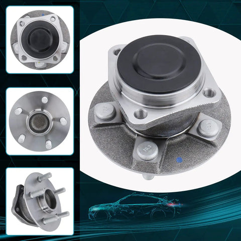 Rear Wheel Hub And Bearing Assembly 512218 Compatible With Pontiac Vibe Toyota Celica Corolla Matrix 2000 2009 5 Lug 2 Pack