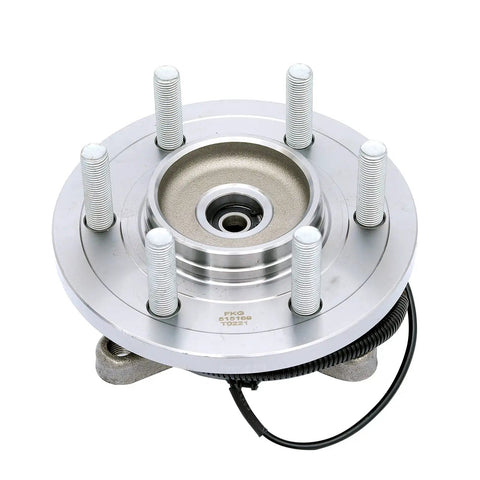 Front Wheel Bearing Hub Assembly Fits 2015 To 2017 Ford F150 4WD Only With 6 Lug And ABS Front Position Left Or Right Side