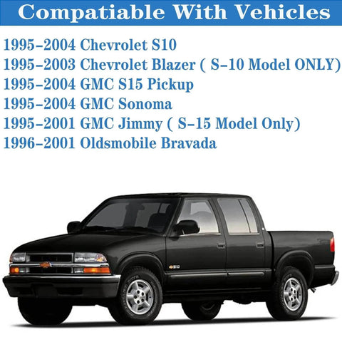 Door Hinge Pin And Bushing Repair Kit For 1994 To 2004 Chevy S10 S15 Blazer GMC Sonoma Jimmy Oldsmobile Bravada compatibility list