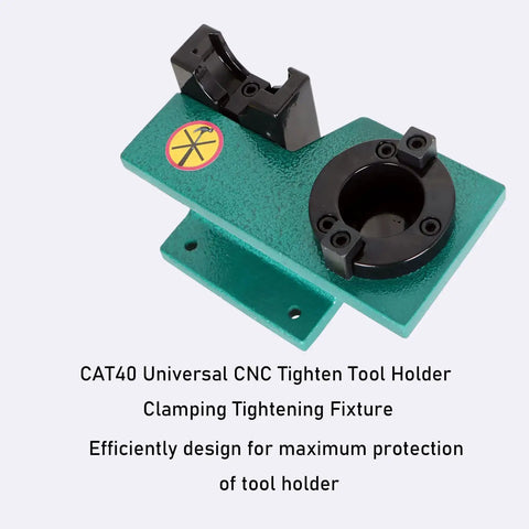 CAT40 Tool Holder Tightening Fixture For CNC Machines Universal Clamp on white background