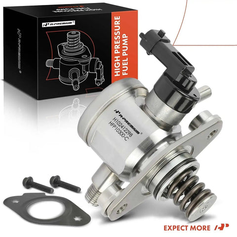 High Pressure Fuel Pump With Gasket And Bolts For Chevy Equinox 2010 2017 Malibu 2013 2014 Impala GMC Terrain Buick LaCrosse Verano Regal 2.4L L4 Engine Fits GM Vehicles