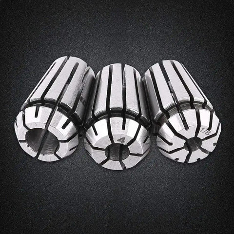 ER11 Spring Collet Set For CNC Milling And Engraving, One Eighth Inch (3.175mm), Four Millimeter And Six Millimeter Collets