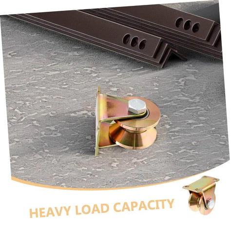 Heavy Duty Sliding Door Pulley Rollers With Track Wheel System for quiet smooth operation and easy install in warehouses