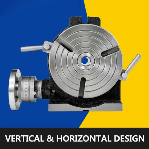 8 Inch Horizontal and Vertical Rotary Table for Milling Machines with 3 Slots MT 3 Compatible 360 Degree Precision Workhorse