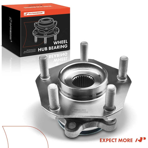 Front Wheel Bearing And Hub Assembly With 5-Lug Fits Nissan Sentra 2013 2019, Leaf 2013 2017, NV200 2013 2019
