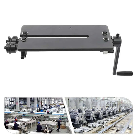 Bead Roller For Sheet Metal With 12 Inch Capacity Hand Crank Beading Tool 6 Dies Pro Grade Metal Fabrication Gear
