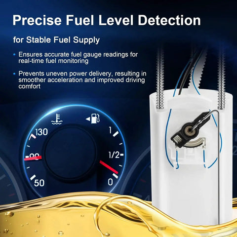 Fuel Pump Assembly With Sending Unit And Fuel Pressure Sensor For 1999 2000 2001 2002 2003 2004 Chevy Silverado GMC Sierra