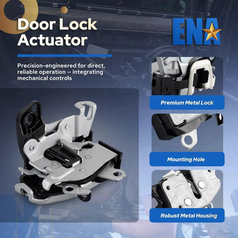 Front Left Door Lock Actuator Bolt On Replacement For Ford F-150 F-250 F-350 F-450 F-550 Super Duty And Lincoln Mark LT 1999-2008