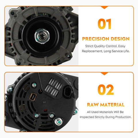 Close-up view of heavy-duty 3.4L V6 alternator replacement design and materials for 4Runner, Tacoma, Tundra.
