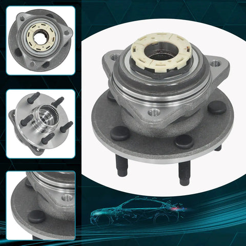 Front Wheel Hub And Bearing Assembly 515026x2 5 Lug For Ford Ranger 1998 1999 2000 And Mazda B3000 B4000 With ABS 2 Piece