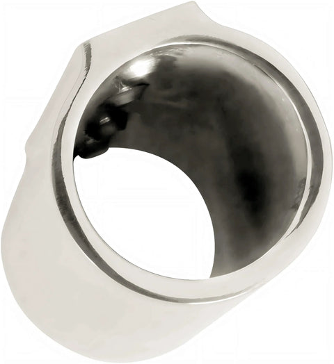 Marine straight pipe fitting connector, 316 stainless steel cast coupling for 25mm (1 in) tubes