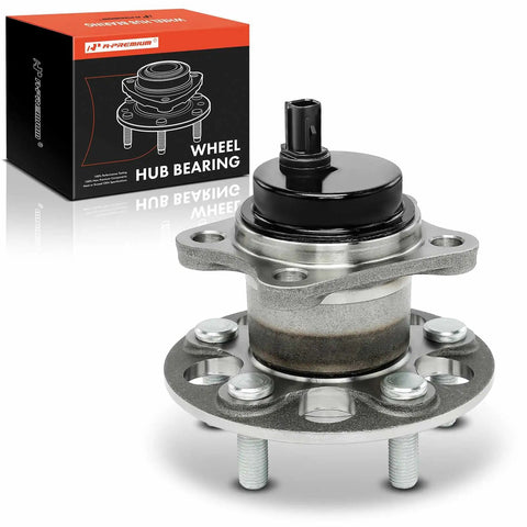 Rear Wheel Bearing And Hub Assembly With ABS And 5 Lug Built Tough For Toyota Prius 2010 2015 And Prius Plug In 2012 2015