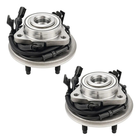 2 Pack Front Wheel Bearing And Hub Assembly Replacement For 2006 2010 Ford Explorer, 2007 2010 Explorer Sport Trac, Mercury Mountaineer