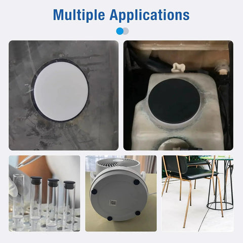4 Pack Silicone Plugs For 2 Inch Round Holes, 50.6 Mm Fitment, Snap In Locking Design shown in various applications