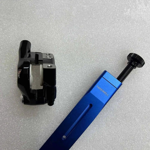 Piston Press Tool For Brake Calipers Universal Bicycle Hydraulic Disc Brake Piston Tool Compatible With Shimano, SRAM Aluminum Blue