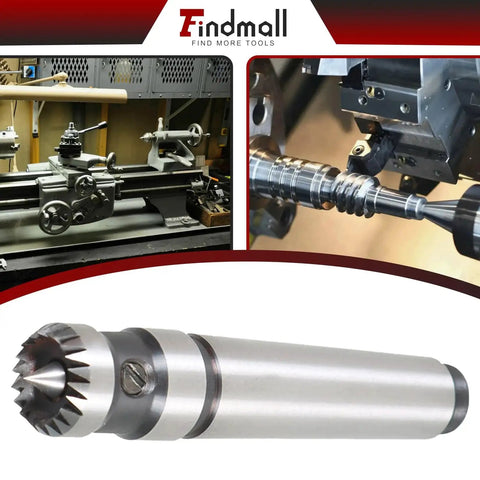 2MT Wood Turning Tool With Five Eighths Inch Drive Center For Wood Lathe And Metalworking Lathe Beefy 45 Steel Center
