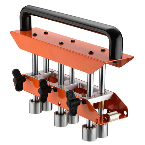 3-Station Sheet Metal Roller Bender for 0-90 Degree Bends tool with aluminum frame and large radius rollers.