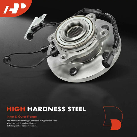 2 Pack Front Wheel Bearing Hub Assembly With ABS For Dodge Grand Caravan 2008 To 2020 Chrysler Town And Country 2008 To 2016 Volkswagen Routan 2009 To 2014 And Ram CV 2012 To 2015 FWD Ready To Drop In made of high hardness steel