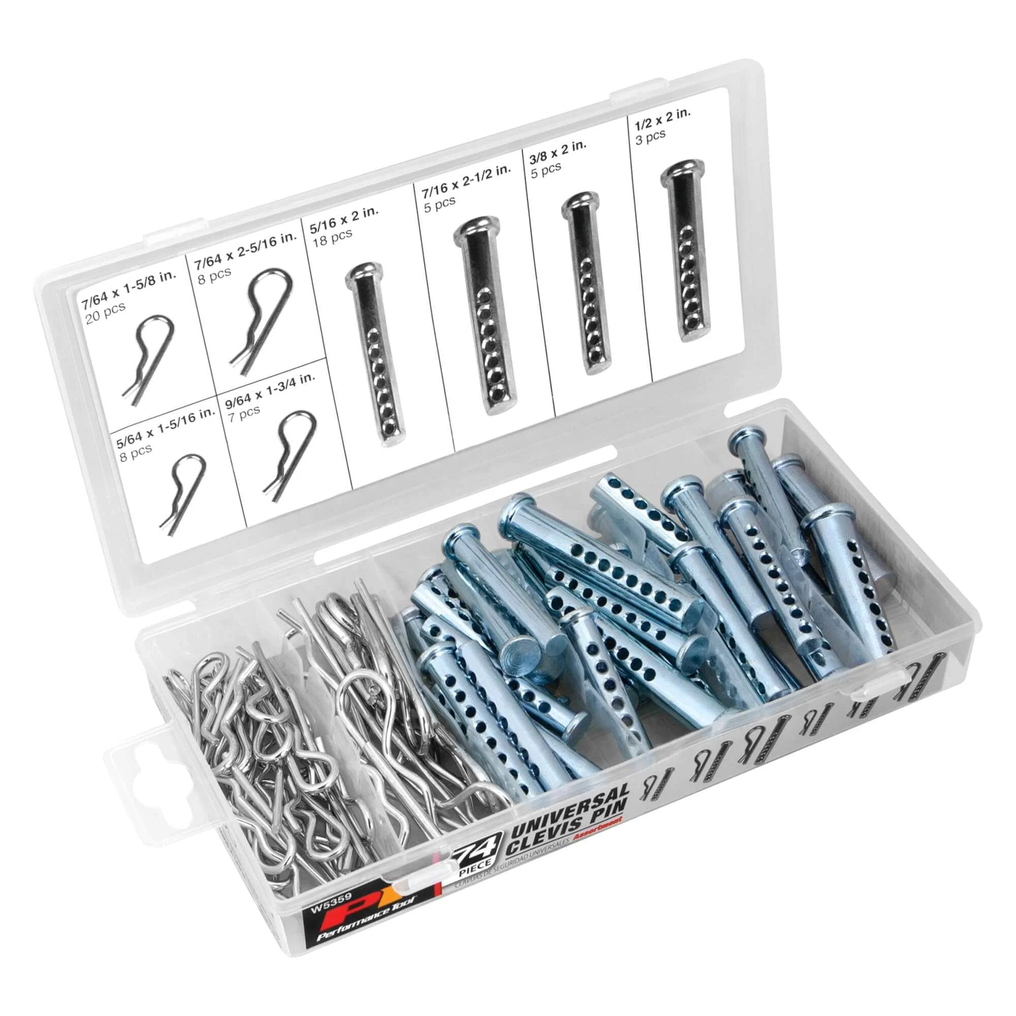 universal clevis pin set - 74-Piece Heavy-Duty Kit 🍁