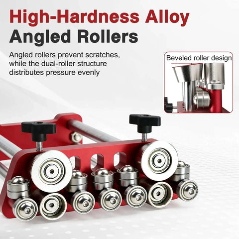 Sheet Metal Roller 2 Station Bender For Roofing Tools With 0 To 100 Degree Bending Range And Angled Roller Design close-up