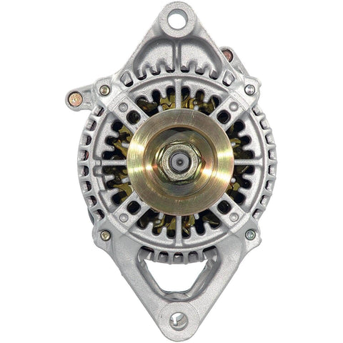 Front view of Gold Series 335-1181 High Output Alternator Replacement for cars and trucks, showing 100 percent new ISO quality components.