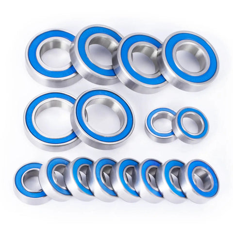 Beefed Up Steel Rubber Sealed Bearing Kit For Axial SCX6 Jeep JLU Wrangler RTR One Sixth Scale RC Car Upgrade With ABEC3 P6 Precision