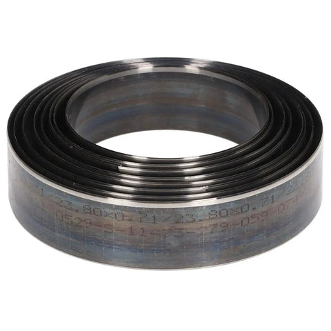 3 Inch Leather Punch Die Set 8 Pcs Round Shape Alloy Steel DIY Cutting Mold Kit stacked rings close-up view