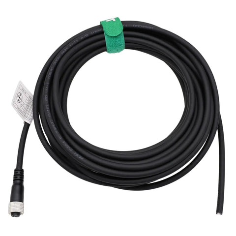 Coiled M12 A Coded 5 Pin Female Actuator Sensor Shielded Cable for Industrial Control Automation Network CANopen IO Link Profibus
