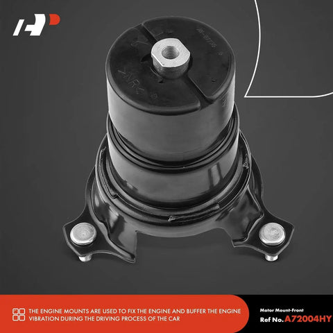 Front view of a single engine mount from the Set Of 4 Engine And Transmission Mounts For Toyota Camry 2012 2017 2.5L Auto.